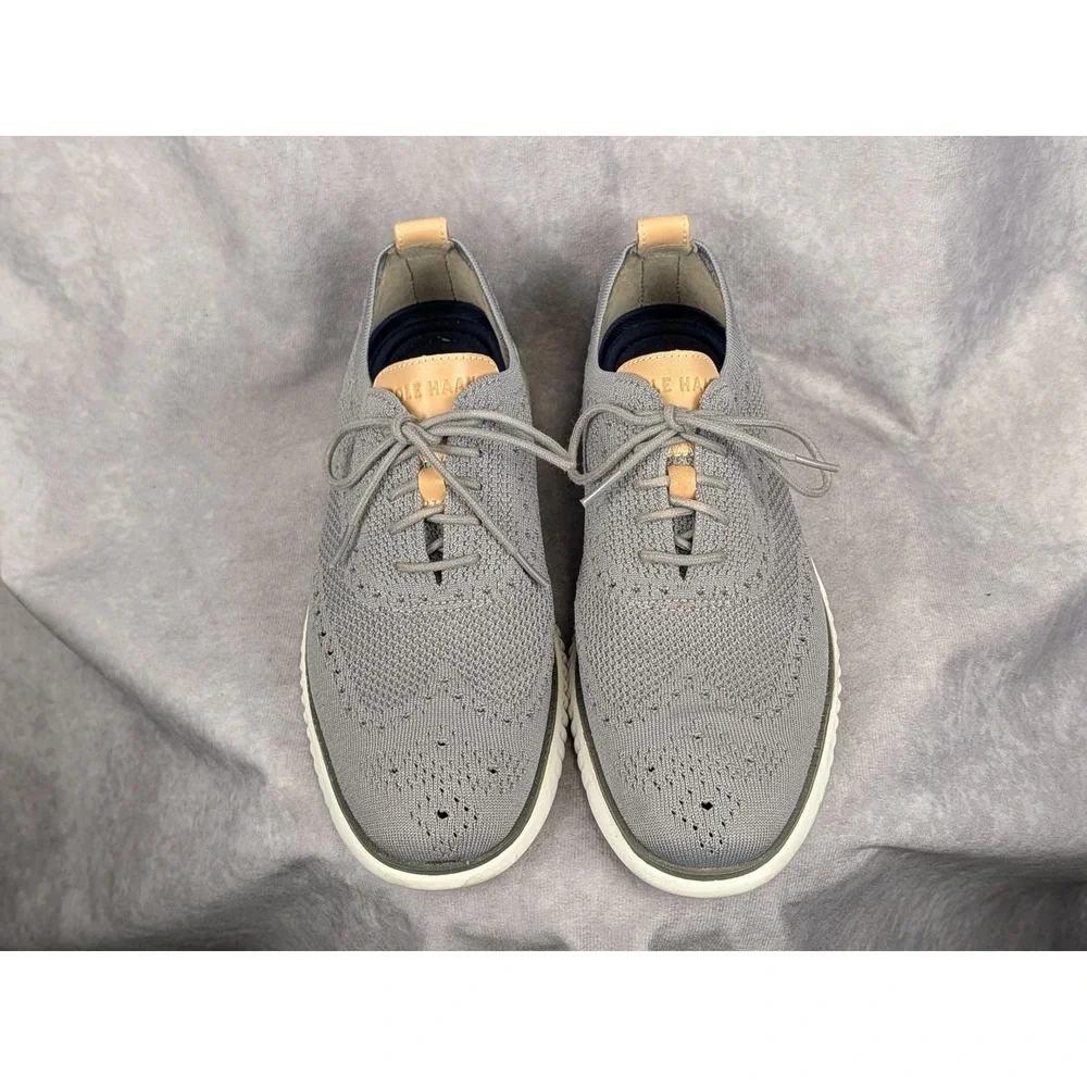 Cole Haan 2.Zerogrand Laser‎ Wingtip Oxford Grey Stitchlite C27947 Mens 7M